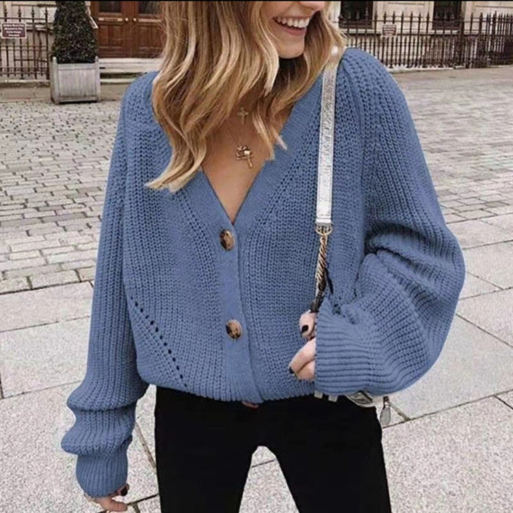 Cable Knit Cropped Cardigan