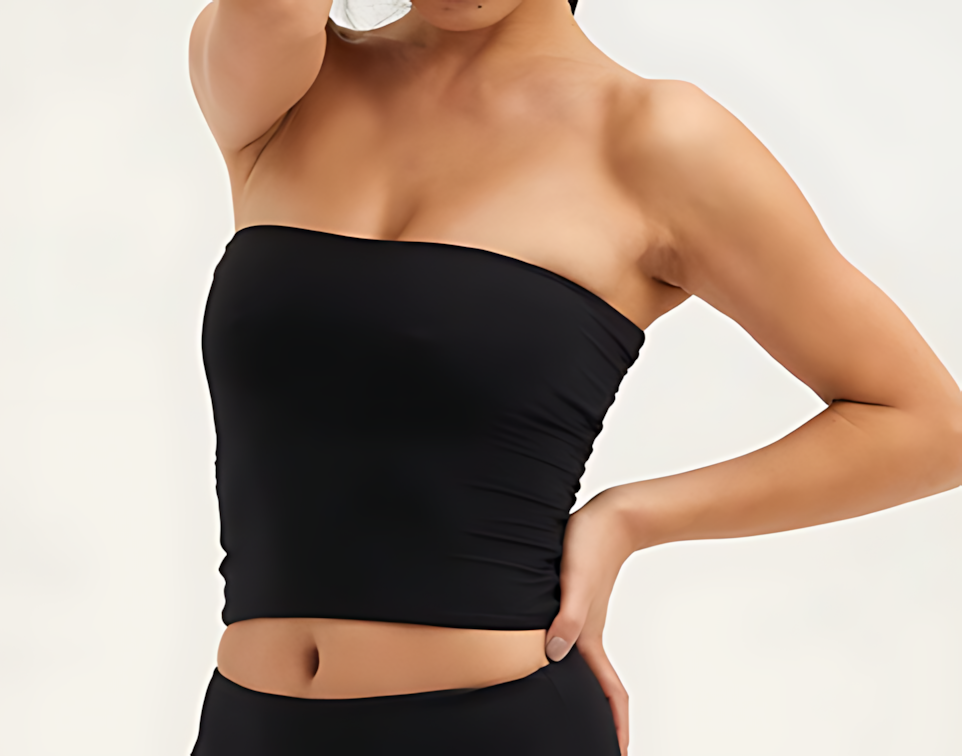 Strapless Crop Top