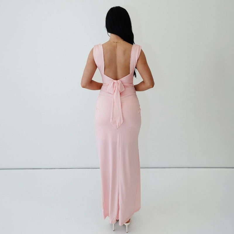 Draped Maxi Dress